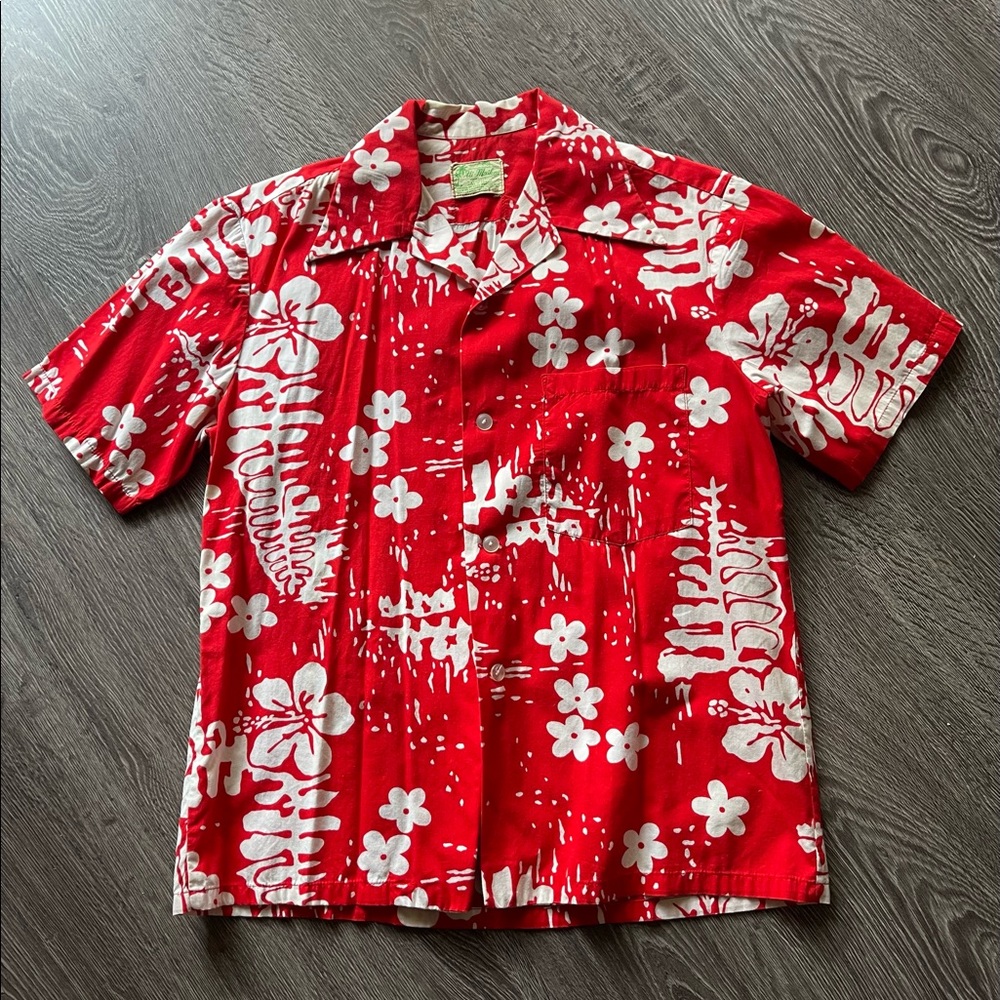 1960's vintage Ui-maikai Hawaiian shirt!